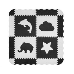 Foam puzzle mat Milly Mally Jolly 2x2 Grey