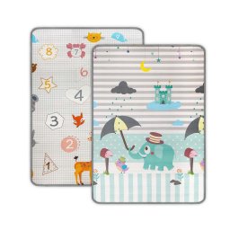 Double-sided foam pad Milly Mally Kinder Digits and Elephant 178x120 cm