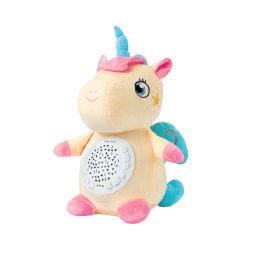 Milly Mally plush unicorn with projector