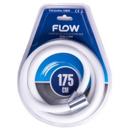 Accesorii sanitare FFDS-175W Furtun silicon de dus alb 175 cm, FLOW