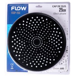 FCDP-25C Cap de duș 25 cm tip ploaie, crom ABS, FLOW