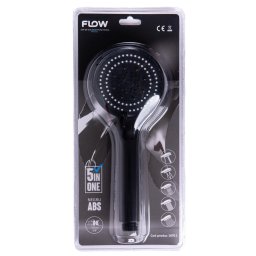 Accesorii sanitare FPD-5B Cap de duș multifuncțional 5 în 1, negru ABS, FLOW