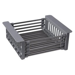 Accesorii sanitare FSE-26G Scurgător extensibil gri 26–41.5 x 21.5 x 9 cm, FLOW