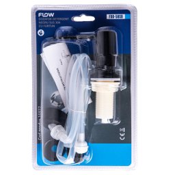 Accesorii sanitare FDD-50SB, Dozator detergent negru SUS 304 cu furtun, FLOW