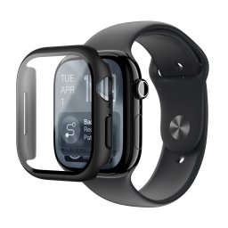 AmazingThing Radix Glass Screen Protector with Case for Apple Watch Series 11 46mm - Black
