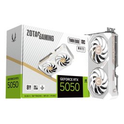 Placa video NVIDIA GeForce RTX 5050 Twin Edge OC White 8GB, GDDR6, 128 bit