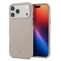 Husa Spigen Silicone Fit MagSafe pentru iPhone 17 Pro, culoare Stone