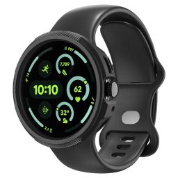 Husă telefon SPIGEN Liquid Air + Google Pixel Watch 4 41mm, matte, Functie stand, Universal – Negru