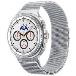 Curea SPIGEN Metal Fit Samsung Galaxy Watch 8 40/44/46mm, Universal – Argintiu