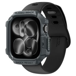 Husa Spigen Rugged Armor 2 pentru Apple Watch 11 46mm, Dark Gray