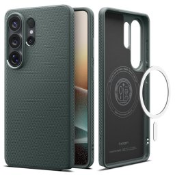 Husa Spigen Liquid Air MagSafe pentru Samsung Galaxy S26 Ultra, culoare Abyss Green
