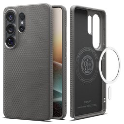 Husa Spigen Liquid Air MagSafe pentru Samsung Galaxy S26 Ultra, culoare Marble Gray
