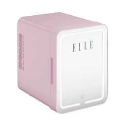 Frigidere ELLE 4L mini fridge with LED make-up mirror, purple