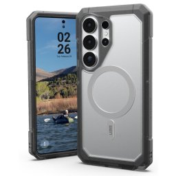 Husa UAG Husa Trooper Magnetic Samsung Galaxy S26 Ultra Clear/Ash (2 parti: spate + protectie margini)