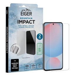 Eiger Pachet 2 buc Folie Mountain Impact GRS Samsung Galaxy S26 Plus/ S25 Edge Clear