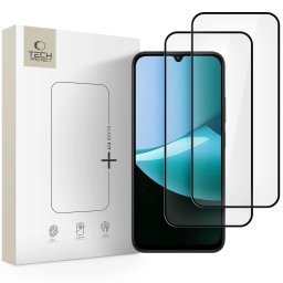 Folie protectie Tech-Protect Fit Plus pentru Xiaomi Redmi 15C 5G / Poco C85 5G, set 2, Negru