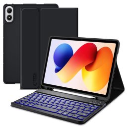 Husa Tastatura Tech Protect SC Pen Plus Keyboard Xiaomi Poco Pad M1 Redmi Pad 2 Pro 12.1 Black