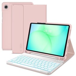 Husă telefon Tech-Protect Tastatura SC Pen Plus Keyboard Galaxy Tab A9 Plus A11 Plus 11, Protectie dispozitiv, Universal – Roz