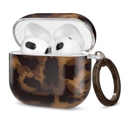 Husă Tech-Protect casti Lamano AirPods 4, design Panther, Protectie dispozitiv, Universal – Nespecificata