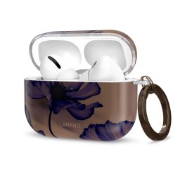 Husa casti Tech-Protect Lamano pentru AirPods Pro 1 / 2, design Velvet Night