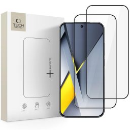 Folie Protectie Tech Protect Fit Plus 2 Pack Xiaomi Poco F8 Pro Negru