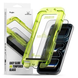 Sticla Ringke Easy Slide antireflex pentru iPhone 17 Pro Max, culoare negru