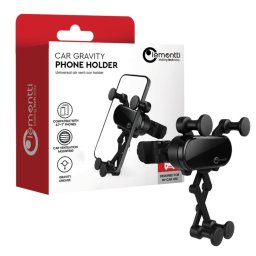 Suport auto Lemontti Gravity Balance pentru telefon, prindere ventilatie, culoare negru