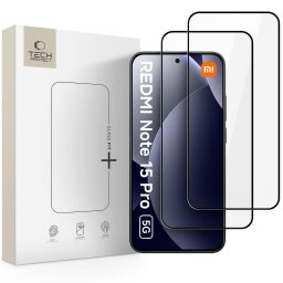 Sticlă de protecție Tech-Protect UV UV Plus Xiaomi Poco M8 Pro / Redmi Note 15 Pro Plus 5G, set 2, Protectie ecran, Universal – Transparent