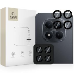 Folie protecție cameră Tech-Protect Camera CamRing Fit Plus Xiaomi Poco M8 Pro Redmi Note 15 Pro, Inel suport, Universal – Negru