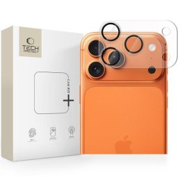 Folie protecție cameră Tech-Protect Camera CamFull Fit Plus 17 Mat, Finisaj mat pentru iPhone 17 Pro Max – Transparent