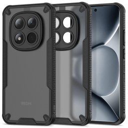 Husa Husă telefon Tech-Protect Rugged Shield Xiaomi Poco M8 Pro Redmi Note 15 Pro Plus 5G Matte, Protectie dispozitiv, Universal – Negru