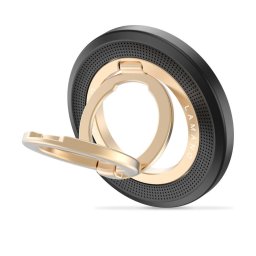 Inel Telefon Magnetic Tech Protect MMR700 Lamano MagSafe Black Gold