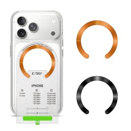 Inel Magnetic Tech Protect MMP 210 MagSafe 2 Pack Black Cosmic Orange