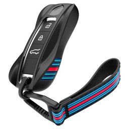 Huse chei auto Husă cheie Porsche PK100, key fob, Protectie dispozitiv, Universal – Negru