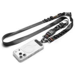 Snur crossbody universal Spigen DA30M pentru telefon, culoare negru