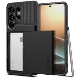 Husa Spigen Slim Armor CS pentru Galaxy S26 Ultra, port card, culoare Black