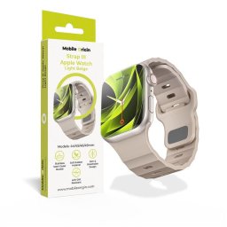 Curea Mobile Origin III, light pentru Apple Watch 49/46/45/44mm – Bej