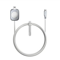 Cablu Nomad Universal pentru Apple Watch, 1.5m, incarcare rapida, culoare alb