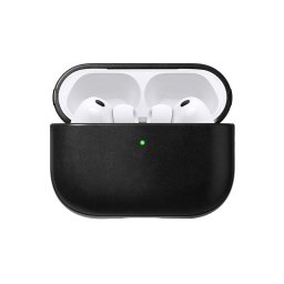Husa piele Nomad Modern Leather Case Horween pentru AirPods Pro 3, culoare negru