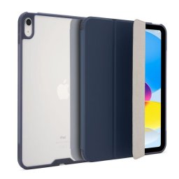 Husă tabletă Pipetto Origami No7 Tri-Folio / 2022, dark pentru iPad A16 / iPad 2022, stand pliabil – Albastru