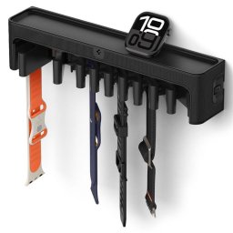 Organizator Spigen S341 pentru curele Apple Watch, compartimentare eficienta, negru
