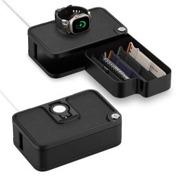 Organizator Spigen S340 pentru Apple Watch, curele si accesorii, culoare negru