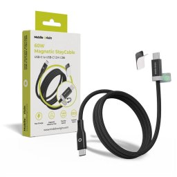 Cablu date/încărcare Mobile Origin magnetic StayCable CB6 USB-C la USB-C, 60W, 1.5m, Universal