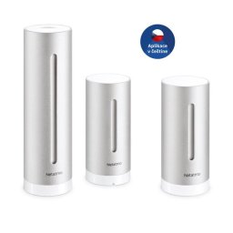 Statie meteo smart Netatmo cu modul interior, monitorizare completa clima locuinta