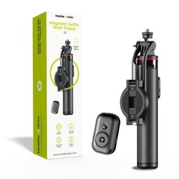 Selfie stick magnetic Mobile Origin S1 cu trepied, stabil si compact