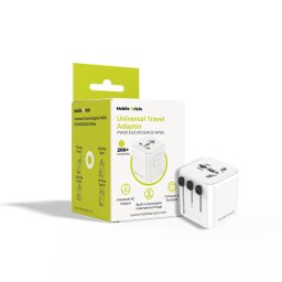 Adaptor de Călătorie Adaptor Mobile Origin travel PW30 EU/UK/US/AUS, Universal – Alb