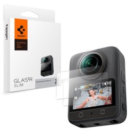 Folie sticla Spigen Glass tR Slim pentru DJI Osmo 360, set 2 bucati