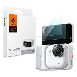 Spigen Glas.tR Slim Folie sticlă protecție (set 2 bucăți) pentru Insta360 GO Ultra, cod AGL11171