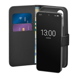 Husa Puro Eco-Leather Case for Samsung Galaxy S26 Plus with Wallet - Black