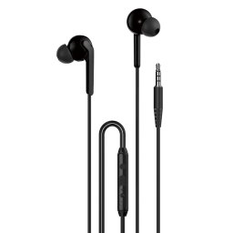 Casti in-ear wired 3.5mm minijack Negru